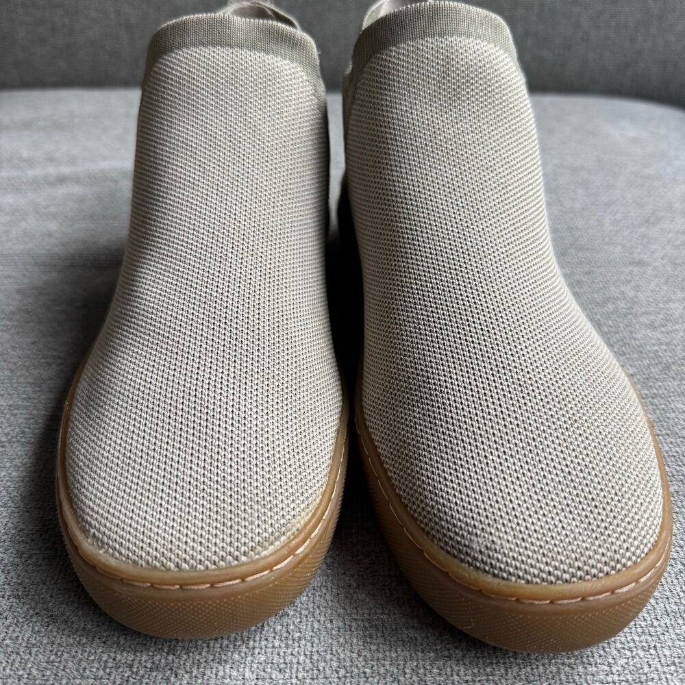 Rothy’s The Chelsea Knit Fabric  Light Sage Boots Slip on Lighwiaght Women’s 8 - Picture 4 of 13